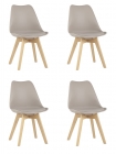 Стул Stool Group FRANKFURT NEW Бежевый 4 шт