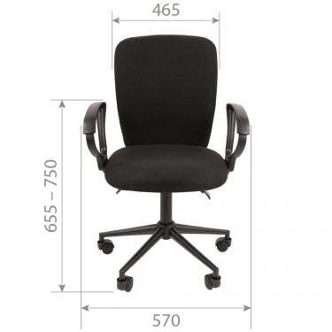 Офисное кресло Chairman CHAIRMAN 9801 BLACK Голубой