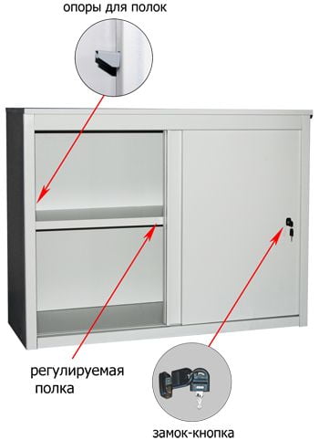 Шкаф архивный Металл-Завод АLS 8896