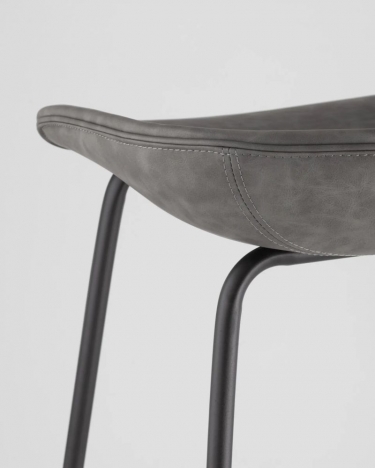 Стул барный Stool Group Beetle Lite PU серый 2 шт