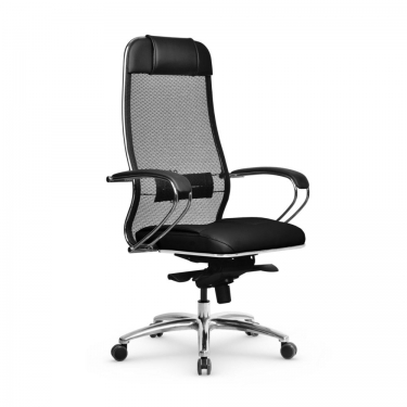 Кресло руководителя Метта Samurai SL-1.04 Infinity Easy Clean MPES Черный