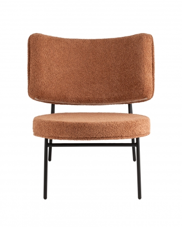 Кресло Stool Group District Lounge букле Терракотовый