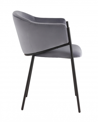 Стул Stool Group Brace велюр Серый