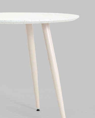 Стол обеденный Stool Group Nymphaea D90 терраццо