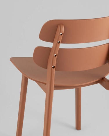 Стул Stool Group Tony пластик коричневый