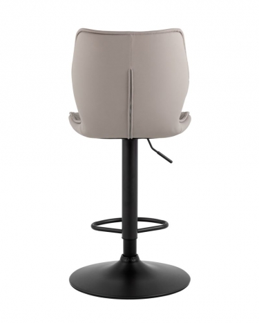 Стул барный Stool Group Dome экокожа серый
