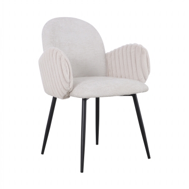 Стул обеденный Stool Group Wave Stripes букле светло-серый