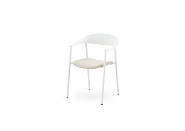 Стул Stool Group Eila с подушкой пластик белый