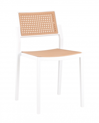 Стул обеденный Stool Group Milto пластиковый белый
