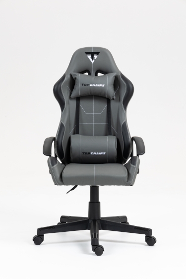 Кресло спортивное Stool Group TopChairs Wyvern серо-черный