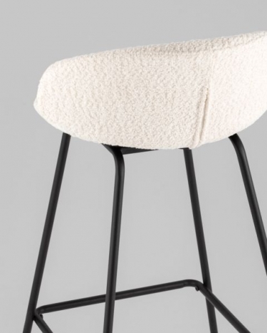 Стул барный Stool Group Nita букле молочный