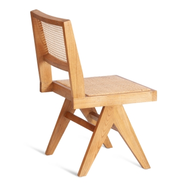 Стул Tetchair LOKI дерево вяз/ротанг, 51х44х86 см, Груша 3