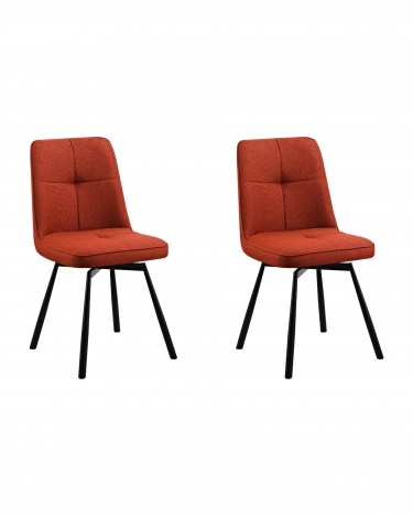 Стул Stool Group Boun вращающийся терракотовый 2 шт.