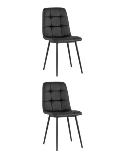 Стул Stool Group Oliver экокожа черный 2 шт