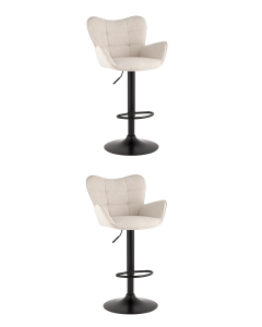 Стул барный Stool Group Гранд серо-бежевый 2 шт.