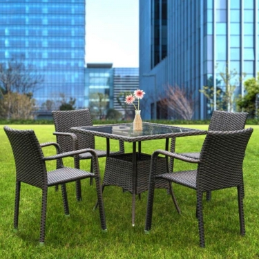 Комплект мебели Афина-мебель AFM-4030A Brown 4pcs