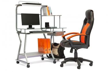 Компьютерное кресло Tetchair Driver черный,оранжевый