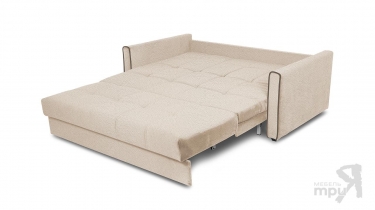 Диван Трия Лего Т1 145х200 Pony Beige микровелюр, бежевый