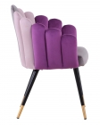 Кресло Stool Group Камелия велюр Серый
