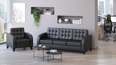 Секция 3-местная правая POINTEX BASEL BSL32170001 Черная