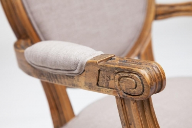 Кресло Tetchair MEDALION mod.CB2245 дерево береза, 99х59х48см, Груша 3