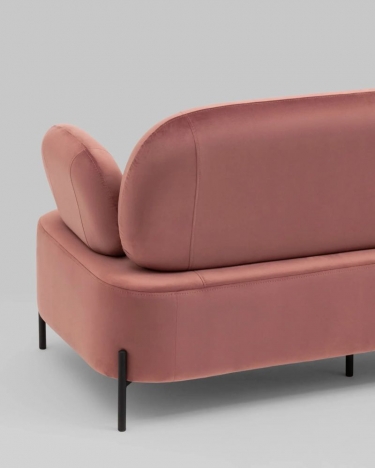 Диван Stool Group Кэнди велюр Пыльно-розовый