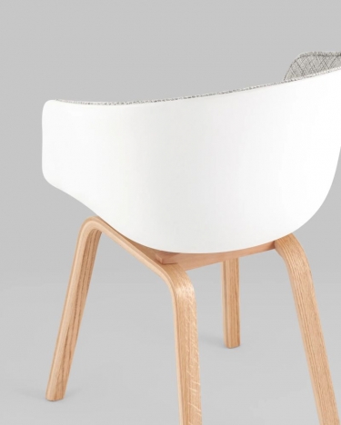 Кресло Stool Group Libra Soft Серое