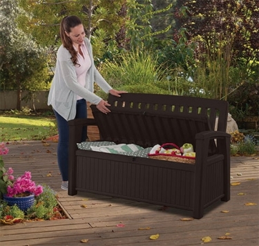 Скамейка KETER PATIO BENCH 227 L Коричневый